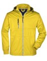 Heren Softshell Jas Daiber Maritime JN1078 Sun Yellow-Navy-Wit